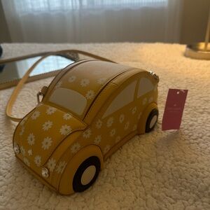 Kate Spade Yellow Car-Shaped Crossbody Bag
